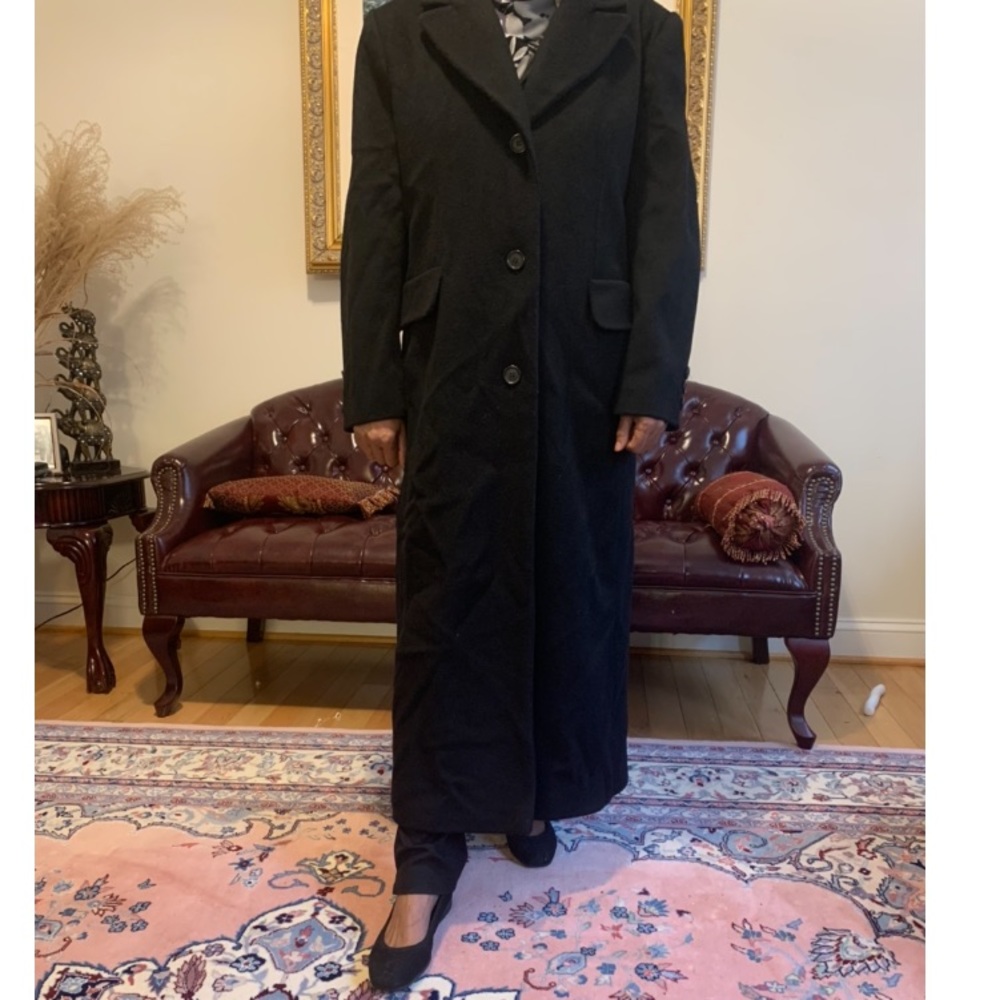 Vintage Larry Levine 100% wool oversized coat